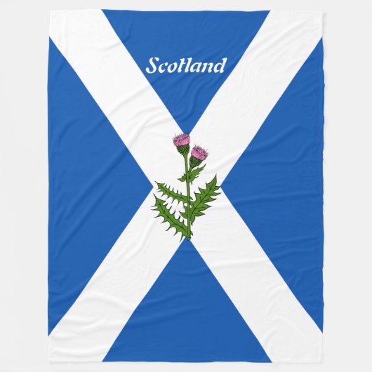 Schotse vlag fleece deken (Voorkant)