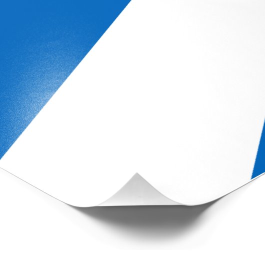 Schotse vlag foto afdruk (Hoek)