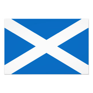 Schotse vlag foto afdruk