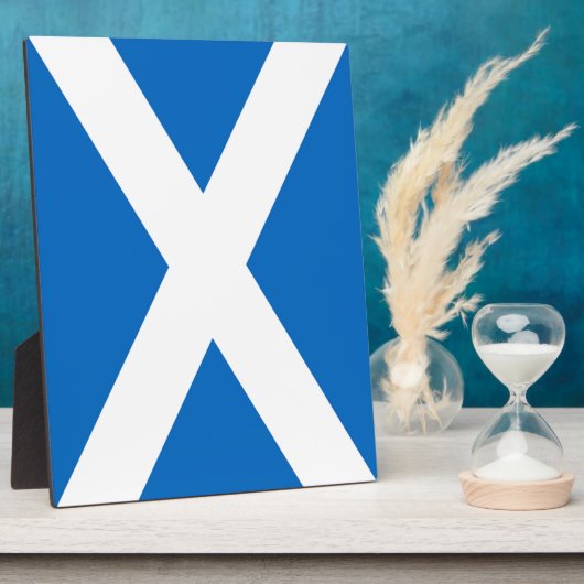 Schotse vlag fotoplaat (Zijkant)