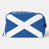 Schotse vlag gepersonaliseerde toilettas toilettasje (Achterkant)