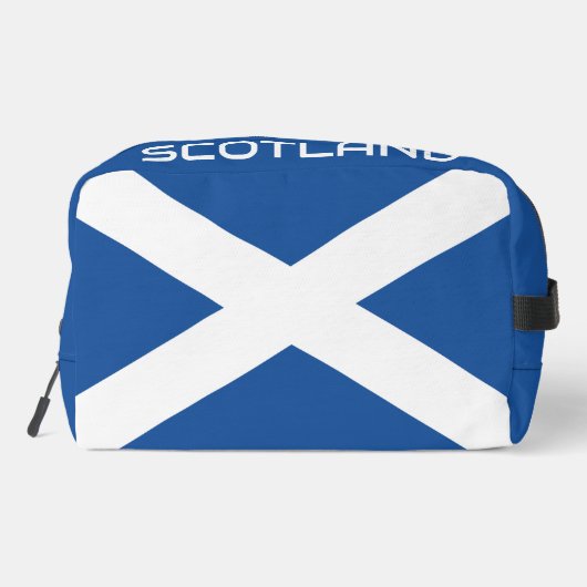 Schotse vlag gepersonaliseerde toilettas toilettasje (Achterkant)