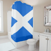 Schotse vlag geur douchegordijn (In situ)