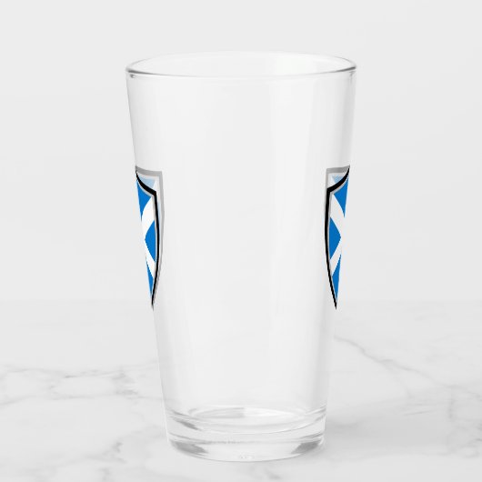 Schotse vlag glas (Links)