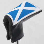 Schotse vlag Golf Putter Head-Hoesje Golfheadcover (3/4 voorkant)
