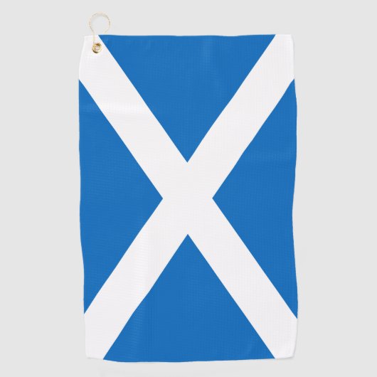Schotse vlag Golf Towel Golfhanddoek (Voorkant)
