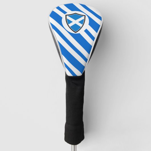 Schotse vlag golfheadcover (Voorkant)