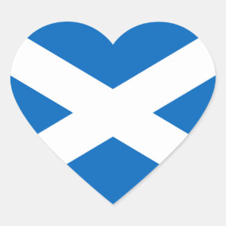 Schotse vlag Heart Sticker