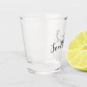 Schotse vlag in Heart, Scottish Saltire Shot Glas (Links)