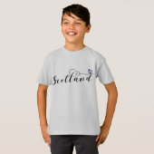 Schotse vlag in Heart, Scottish Saltire T-shirt (Voorkant volledig)