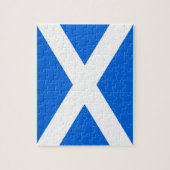 Schotse vlag Jigzaag Puzzle arc Legpuzzel (Verticaal)