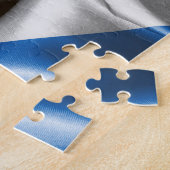 Schotse vlag Jigzaag Puzzle Legpuzzel (Zijkant)