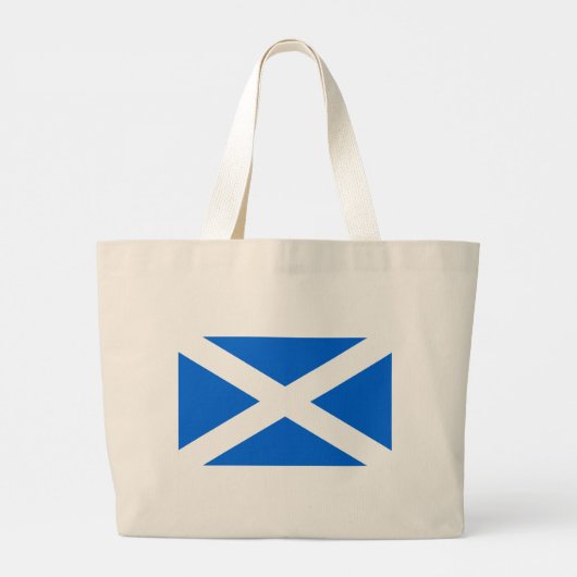 Schotse vlag jtcn grote tote bag (Achterkant)