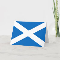 Schotse vlag klantgerichte horizontale kaart