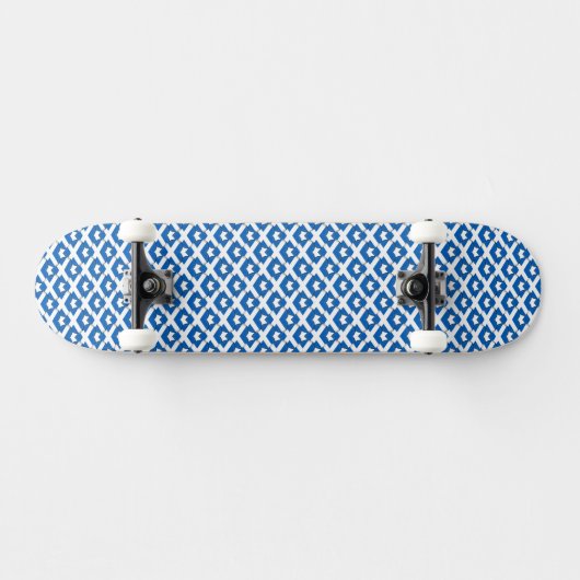Schotse vlag kleuren harten patroon persoonlijk skateboard (Horizontaal)
