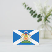 Schotse vlag & Koninklijk Wapen, Schotland Visitekaartje (Staand voorkant)
