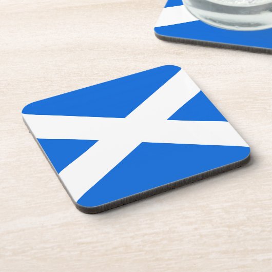 Schotse vlag kustgebied bier onderzetter (Linkerzijde)