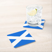 Schotse vlag kustgebied kartonnen onderzetters (Insitu)