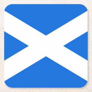 Schotse vlag kustgebied kartonnen onderzetters