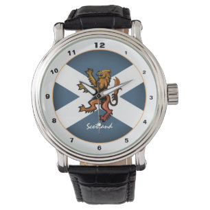  Schotse Vlag, Leeuw & Schotland /mode Horloge