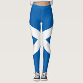 Schotse vlag leggings (Voorkant)