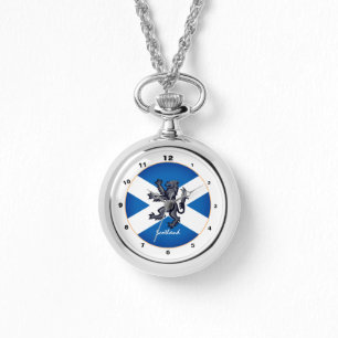  Schotse vlag, Lion & Schotland/mode Horloge