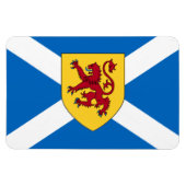 Schotse Vlag Magneet - Cross & Lion (Horizontaal)
