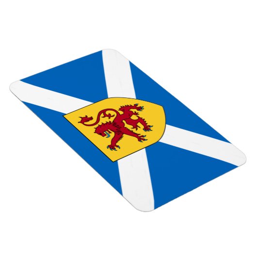 Schotse Vlag Magneet - Cross & Lion (Rechterzijde)