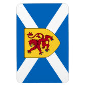 Schotse Vlag Magneet - Cross & Lion (Verticaal)