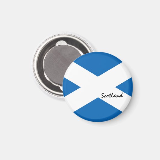 Schotse vlag Magnet, vakantie, Schotland Magneet (Voorkant / Achterkant)