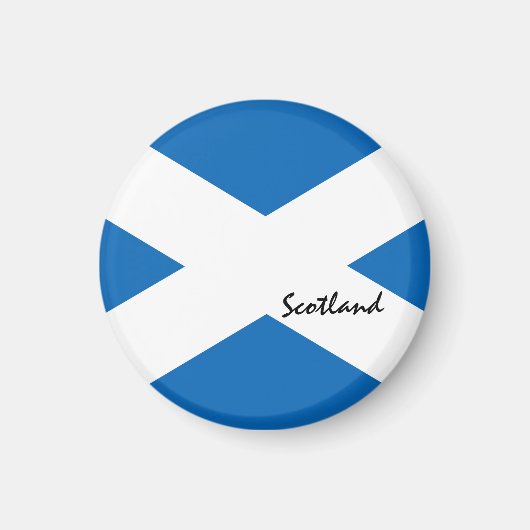 Schotse vlag Magnet, vakantie, Schotland Magneet (Voorkant)