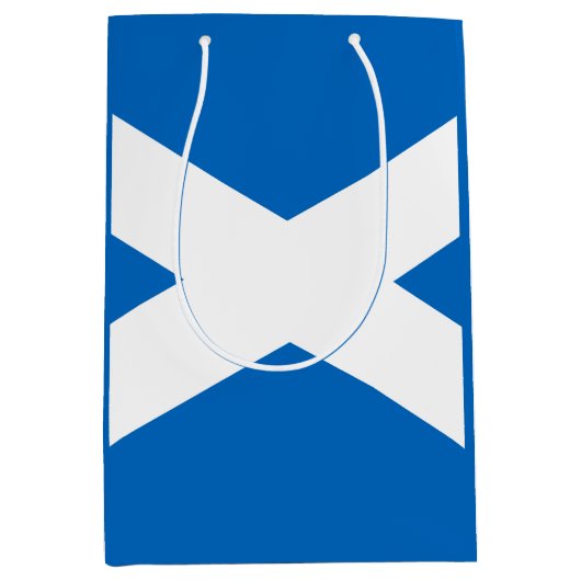 Schotse vlag medium cadeauzakje (Voorkant)
