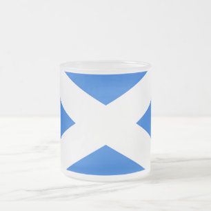 Schotse vlag mugcn matglas koffiemok