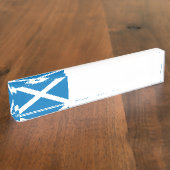 Schotse vlag naambordje (Zijkant)