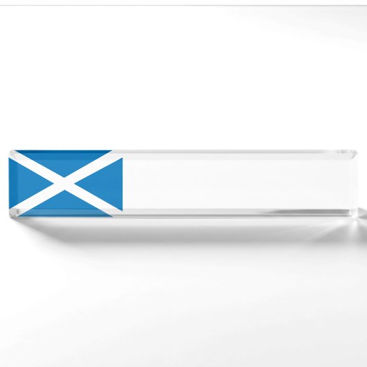 Schotse vlag naambordje (Voorkant)