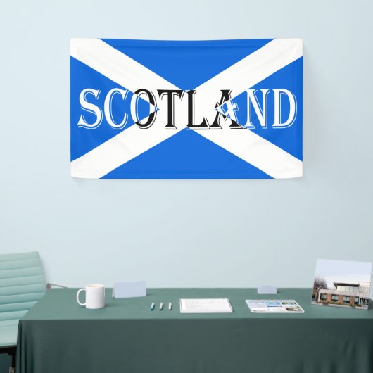 Schotse vlag omgekeerd bnrcnt spandoek (Beurs)