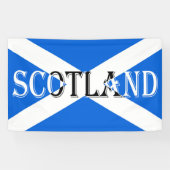 Schotse vlag omgekeerd bnrcnt spandoek (Horizontaal)