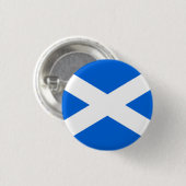 Schotse Vlag Pinback Knop boog Ronde Button 3,2 Cm (Voorkant /achterkant)