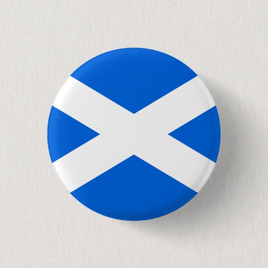Schotse Vlag Pinback Knop boog Ronde Button 3,2 Cm (Voorkant)
