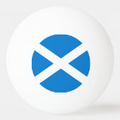 Schotse vlag pingpongbal (Achterkant)