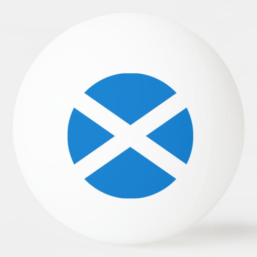 Schotse vlag pingpongbal (Voorkant)