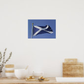 Schotse vlag poster (Keuken)