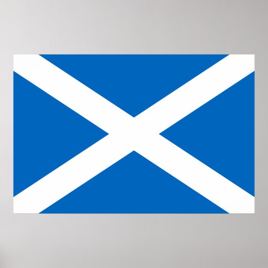 Schotse vlag Poster (Voorkant)