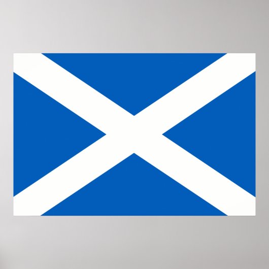 Schotse vlag poster (Voorkant)