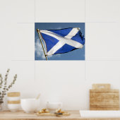 schotse vlag poster (Keuken)