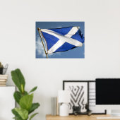 schotse vlag poster (Thuiskantoor)
