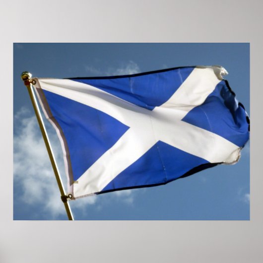 schotse vlag poster (Voorkant)
