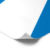 Schotse vlag poster (Hoek)