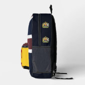 Schotse vlag, Rampant, Britse Union Jack Bedrukte Rugzak (Rechts)