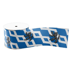 Schotse vlag, Rampant lion - Game Style, Schotland Grosgrain Lint